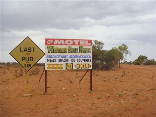 Last pub for 386km, Windorah, QLD
