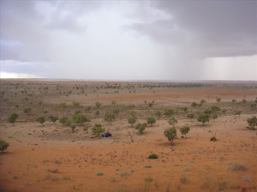 Storm approaching our camp, Simpson Desert, QLD