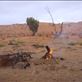 Campfire in the desert, Simpson Desert, QLD: by thomasz, Views[130]