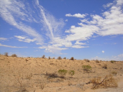 Finally good weather again, Birdsville Track, SA