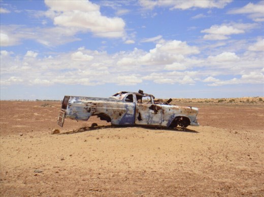 Not a good spot to break down, Birdsville Track, SA
