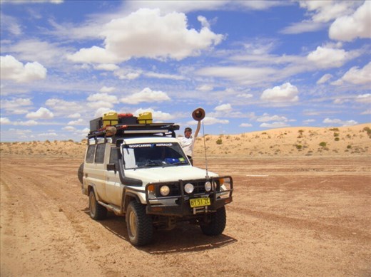 Morale is high, Birdsville Track, SA
