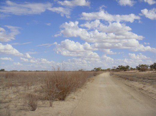Nearing Innamincka Regional Reserve, Walkers Crossing Track, SA