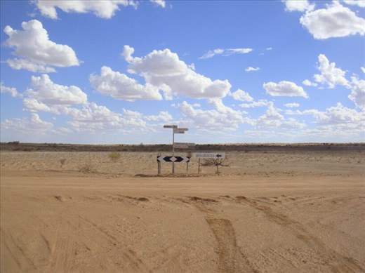 Turnoff to Innamincka, Walkers Crossing Track, SA