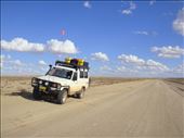Necessary (picture) break, nearing Innamincka, SA: by thomasz, Views[145]
