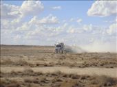Beware of road trains, oil- and gasfields near Moomba, SA: by thomasz, Views[200]