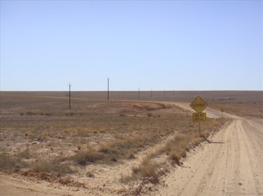 Heading to QLD border from Innamincka, SA