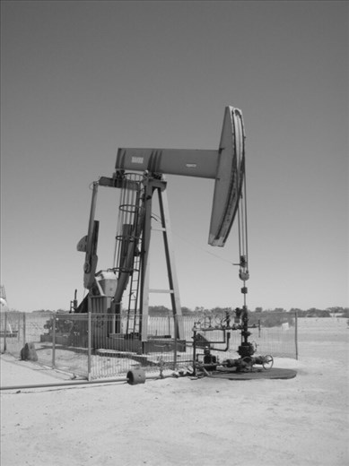 Nodding donkey, Strzelecki Track, SA