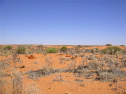 Approaching the Strzelecki Desert, SA