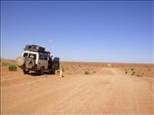 About to start the crossing of the Strzelecki Desert, SA: by thomasz, Views[166]
