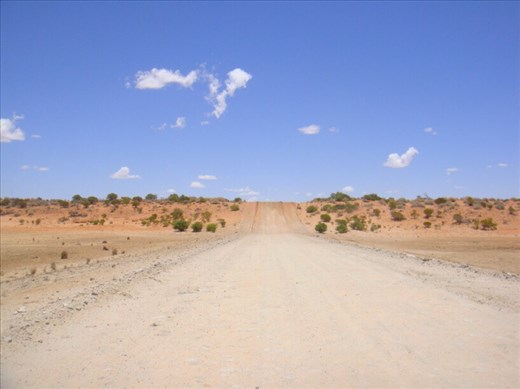 There's a dune to cross every few 100m, Strzelecki Desert, SA