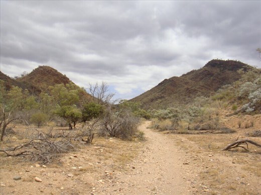 Entering Vulkathunha-Gammon Ranges NP, SA