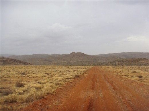 Start of the track across Vulkathunha-Gammon Ranges NP, SA