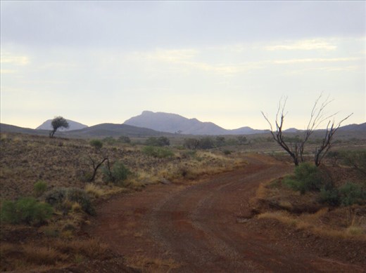 Towards Mt Serle, SA