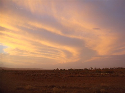 Clouds after sunset, outside Copley, SA