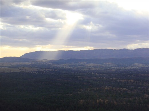 Beam of light, Flinders Ranges, SA