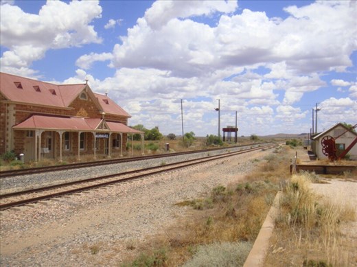 Manna Hill station, looking west, SA