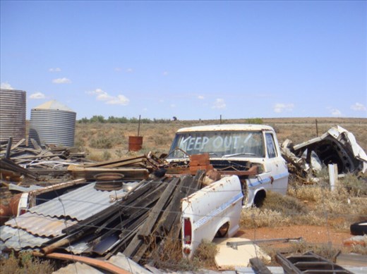 Keep out!, Silverton, NSW