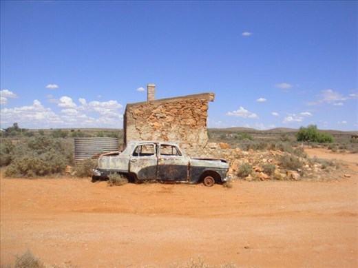 The ravages of the outback, Silverton, NSW