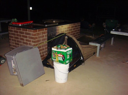 Improv. when raining, Hay, NSW