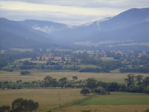 Mt. Bogong on the right, Victoria