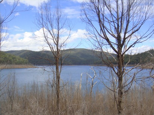 Weather clearing up, Lake Dartmouth, Vic