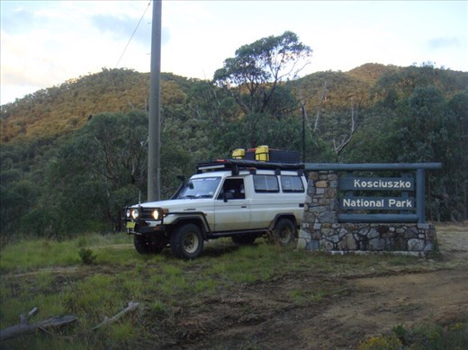 Entering Kosciuszko NP, NSW