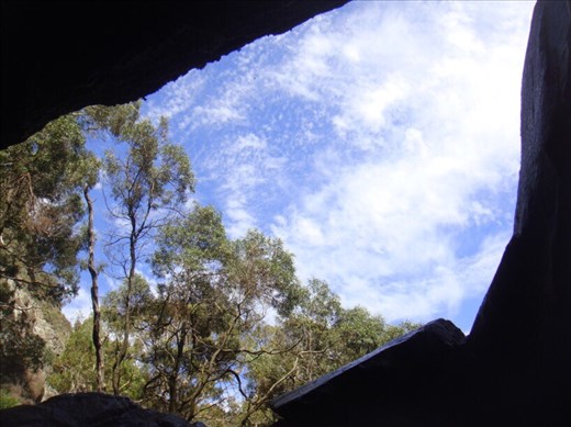 Inside a cave, Mount Canobolas, Orange, NSW.