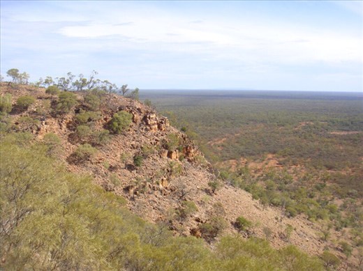 Looking south from Mount Oxley, Bourke, NSW.