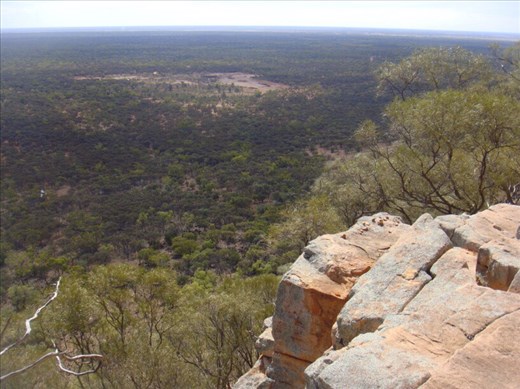 A high drop, Mount Oxley, Bourke, NSW.