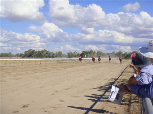 At the races, Bourke, NSW.