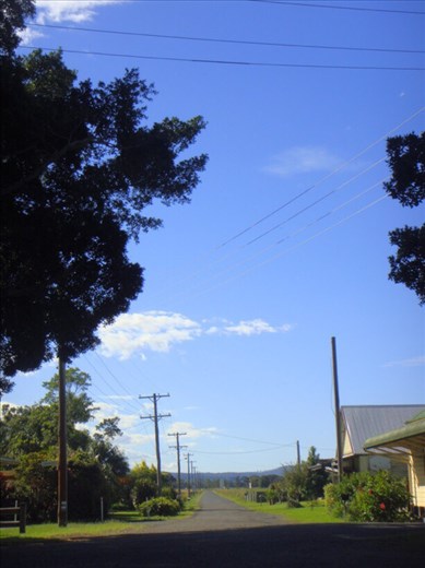 Main street, Croki, NSW.