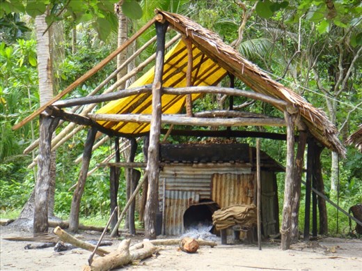 Coconut drier for copra, Caroline Bay, Malekula.