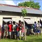 Spectators trying to hear the verdict of the island court about a land dispute, Caroline Bay, Malekula. Views[197]
