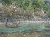 No other way than walking on the reef, between Limbinwen and White Sand, Malekula.: by thomasz, Views[167]