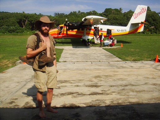There's no dresscode with this airline, Southwest Bay, Malekula.