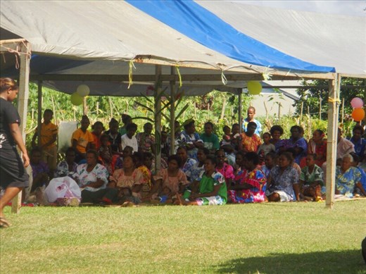 Women at a marriage, Banban, Espiritu Santo