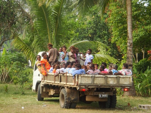 Transport island style, Banban, Espiritu Santo.
