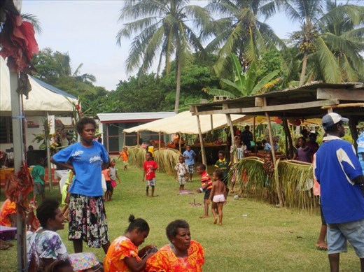 Kids playing at the wedding, Banban, Espiritu Santo