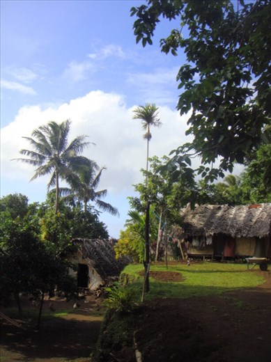 Kitchen (below) and bedroom (up), Lombaha, Ambae.