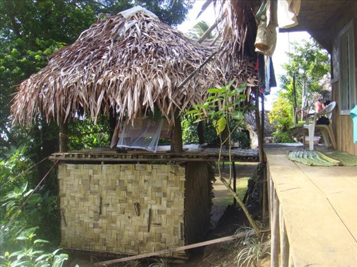 Dining deck, Lombaha, Ambae.