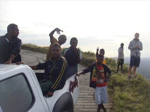 The boys are loving it, White Sand road, Tanna.