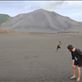 Antoine fooling around on the ash plains of Mt. Yasur, Tanna. Views[171]