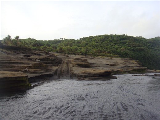 River crossing, Mt. Yasur, Tanna.
