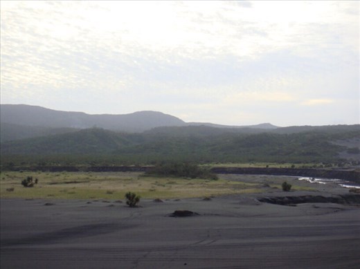 Ash plains meeting bush, Mt. Yasur, Tanna.