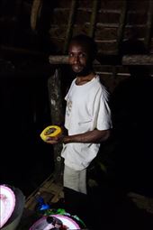 Luke holding pawpaw, Lombaha, Ambae.: by thomasz, Views[147]