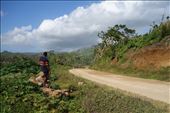 Robert looking out over White Sand road, Tanna.: by thomasz, Views[143]