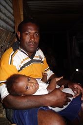 Robert with his youngest Ruth, Lownelapen, Tanna.: by thomasz, Views[382]