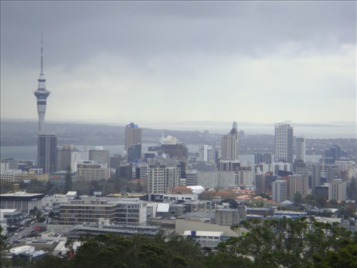 Auckland CBD from Mt. Eden.