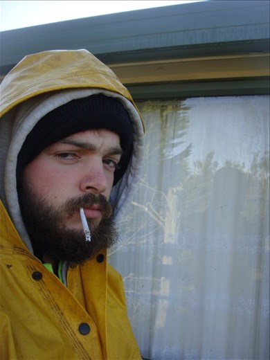 A cold and wet morning, helpx in Kerikeri, Northland.